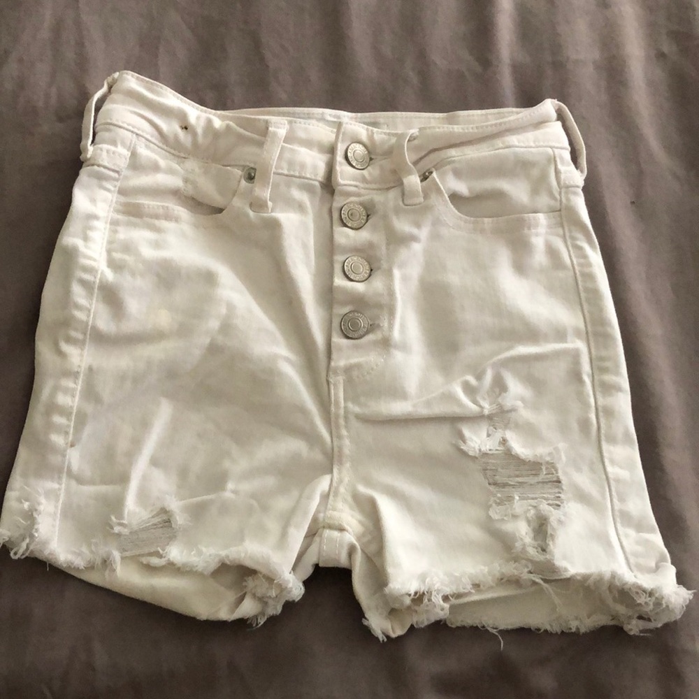 Abercrombie & Fitch super skinny jean shorts W-24